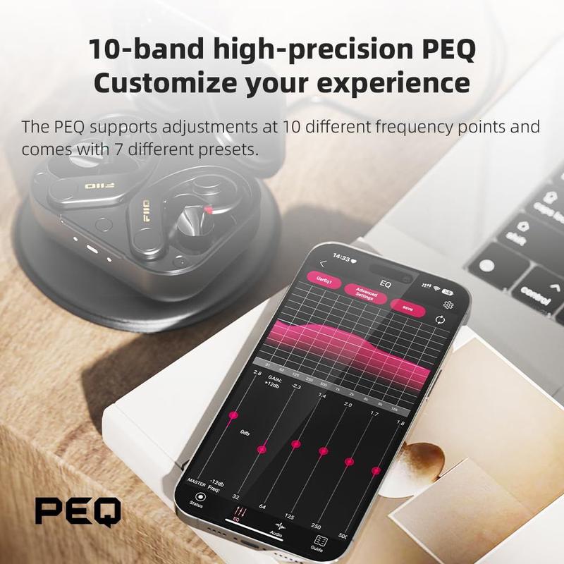 Fones de Ouvido Bluetooth Sem Fio FiiO UTWS5 2025 com Gancho